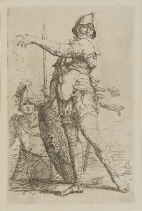 The Works of Salvator Rosa: Soldier Holding a Shield with the Head of Medusa