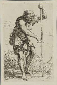 The Works of Salvator Rosa: Peasant with Staff