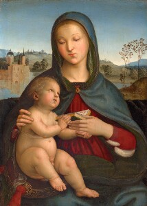 Madonna and Child with Book