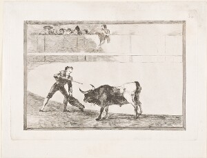 Tauromaquia: Pedro Romero Killing the Halted Bull (Pedro Romero Matando Á Toro Parado)