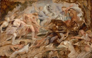 Meleager and Atalanta and the Hunt of the Calydonian Boar