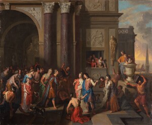 Paris Presenting Helen at the Court of Priam