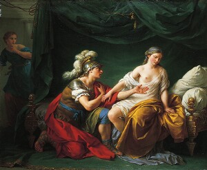 Alcibiades on His Knees Before His Mistress