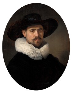 Portrait of a Bearded Man in a Wide-Brimmed Hat