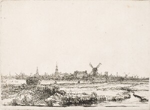 View of Amsterdam from the Northwest