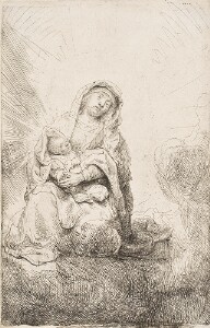 Virgin and Child in the Clouds