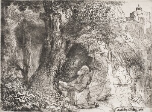 Saint Francis Beneath a Tree Praying