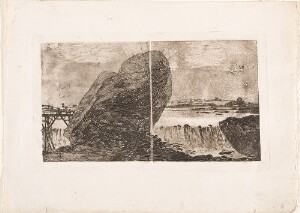 Landscape with Waterfall