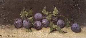 Still Life with Plums