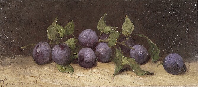 Still Life with Plums