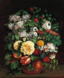 Vase of Lilacs, Roses, and Tulips