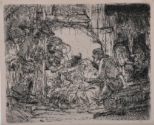 The Adoration of the Shepherds:  with the Lamp