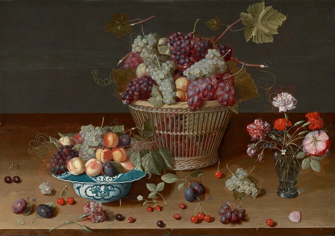 Still Life with Fruits and Flowers