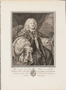 The Right Reverend Father in God, Dr. Benjamin Hoadly, Lord Bishop of Winchester, Prelate of the Most Noble Order of the Garter.