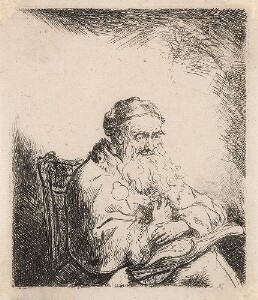 Old Man with a Leaf of Trefoil