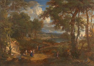 Wooded Italianate Landscape