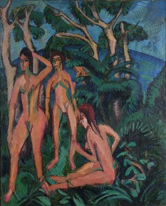 Bathers Beneath Trees, Fehmarn