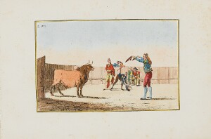 Collection of Principal Moves in a Bullfight: Provoking the Bull with Banderillas