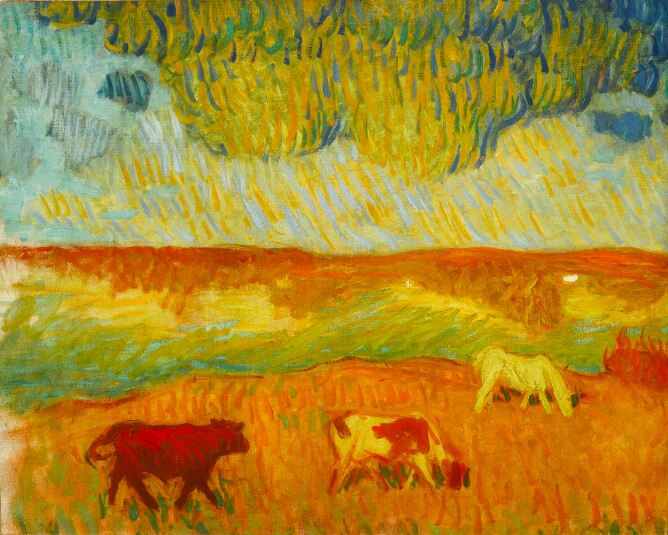 Landscape with Cows