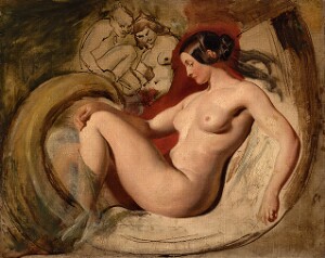 Study for "Leda and the Swan"