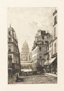 The Rue du Haut Pavé, Paris