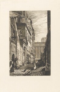 The Rue Saint-Julien-le-Pauvre, Paris