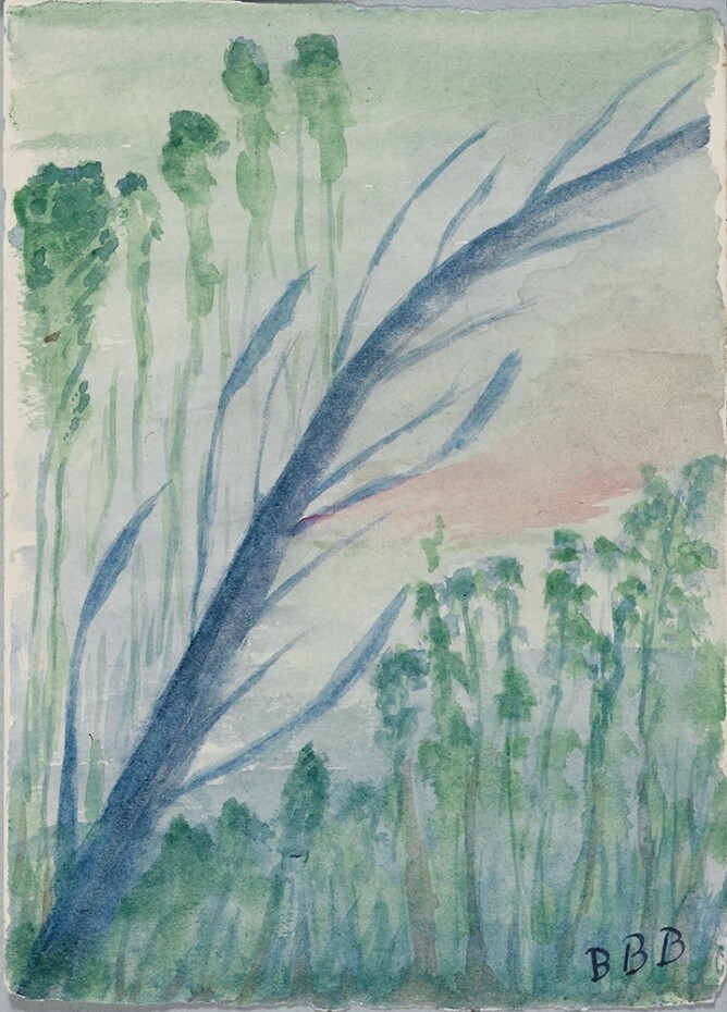 Landscape with Plants