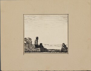 Three Figures in a Landscape