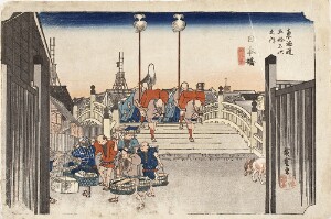 Nihonbashi, Edo: Morning Scene