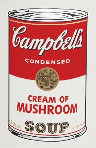 Campbell's Soup I: Cream of Mushroom