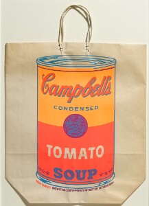 Campbell's Soup Can on Shopping Bag