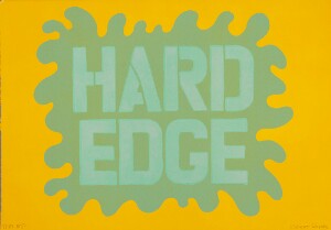 Hard Edge Image at Least 22 X 30" in Size