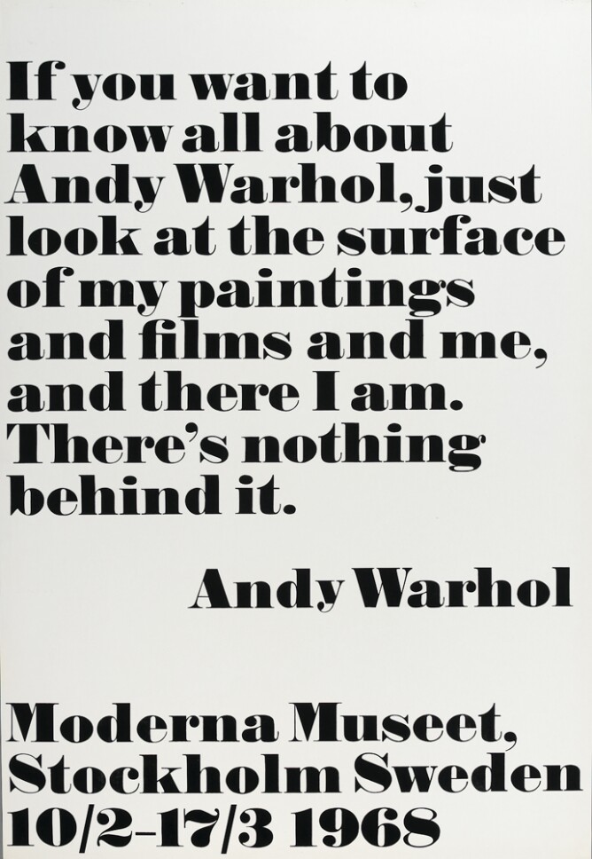 Warhol Statements