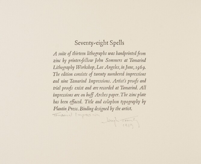 Seventy-Eight Spells