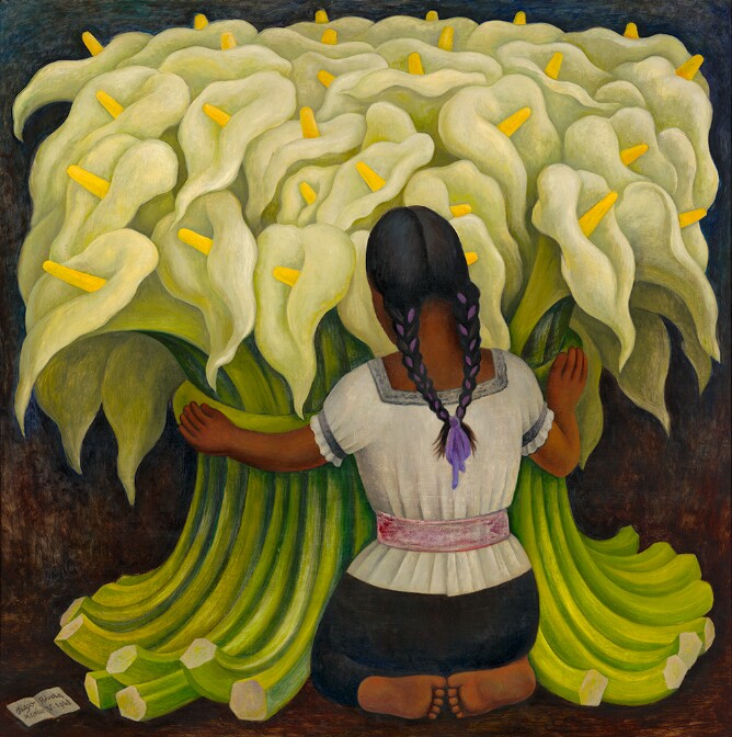 The Flower Vendor (Girl with Lilies)