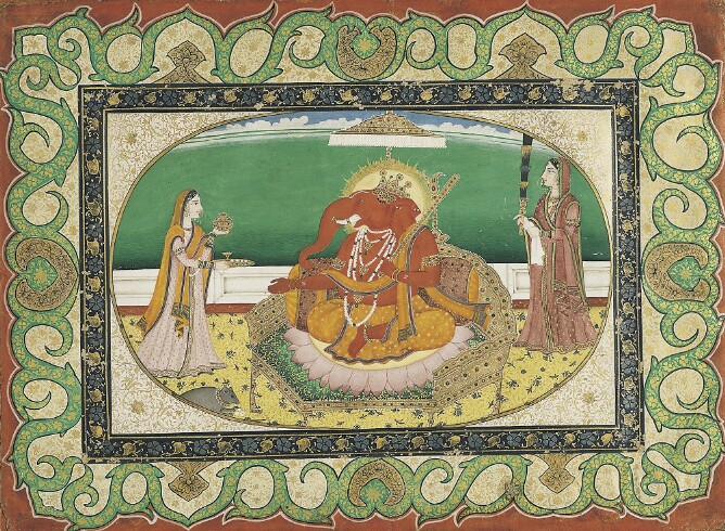 Adoration of Ganesh
