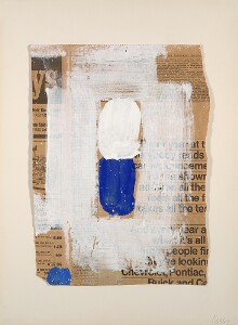 Study for White over Blue