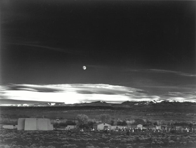 Moonrise, Hernandez, New Mexico