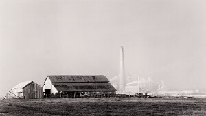 Barn and Smokestacks, Moss Landing, California