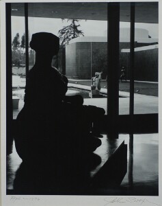 Gallery 1 with Henry Moore "Draped Reclining Woman" Looking Toward Reflection Pool and Garden